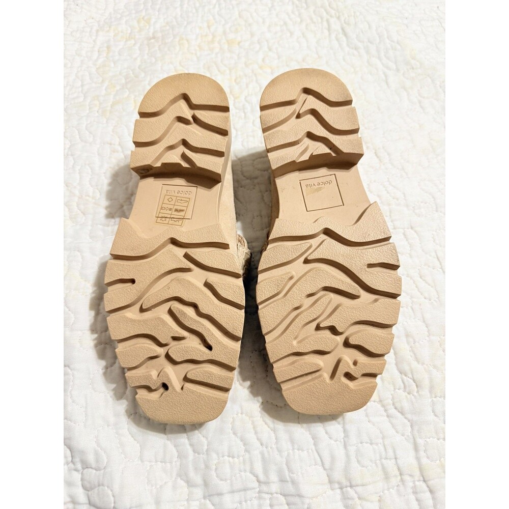Dolce Vita Elias Lug Loafers Tan Suede Leather Women’s 6 - Picture 7 of 11